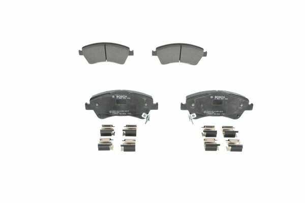 Bosch BremsbeläGe Mit Feder Vorne (0 986 494 932) FüR Toyota Verso Avensis |-image