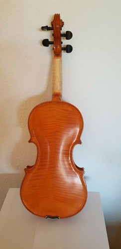 Handgefertigte neue 4/4 Geige, Violine, Öllack rotbraun, Modell Stradivari 1727 - Bild 4 von 12