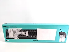 Logitech MK120 Desktop USB Keyboard and Mouse Combo (Black)