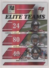 2006 Donruss Elite Teams Red Cadillac Williams Michael Clayton Mike Alstott 0q3