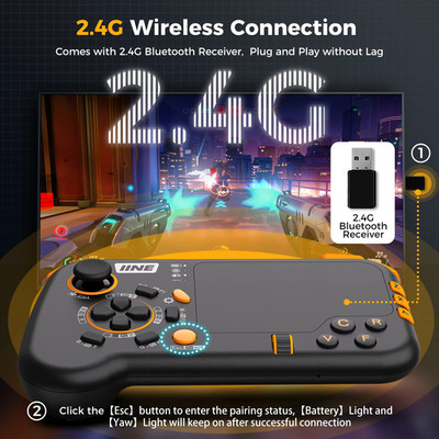 Wireless Keyboard Touchpad Combo Mini Controller Mousepad Remote for TV PC