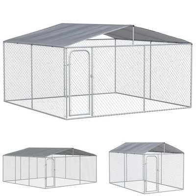 #ad #ad PawHut Dog Kennel Outdoor Dog Playpen w Cool Shade Lock $379.99