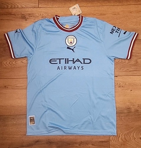 Camiseta Puma firmada por Erling Haaland autografiada Manchester City. con certificado de autenticidad. Nuevo con etiquetas talla. L - Imagen 3 de 3