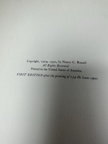 Vintage 1930 Good Medicine by Charles M. Russell HC Illustrated Hardcover - Foto 6 di 12
