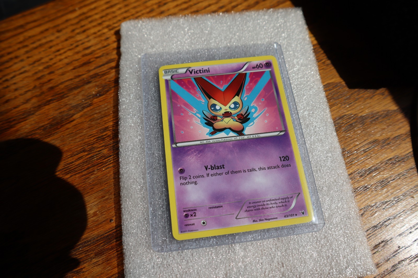 Victini 43/101 Noble Victories Regular Pokémon Card TCG Near Mint Rare