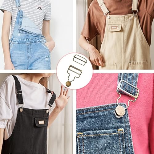 Overall Buckles Antique Suspender Buckles Metal Suspender Buttons Overall 6 - Bild 5 von 7