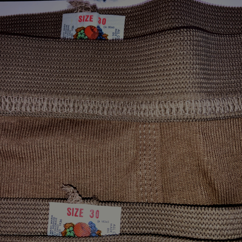 VINTAGE HERREN ARMEE SLIPS, FRUIT Of LOOM, USA 100 % Baumwolle, Größe 30, 4 Paar insgesamt - Bild 3 von 4