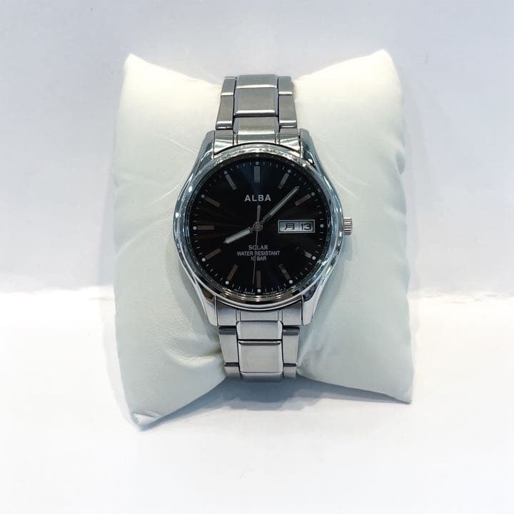 Parts/Repair Solar Black 1210 Watch Dial ALBA Sold-as-is Seiko - vintagewatches.pk