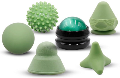 Set 6 Pelotas Masaje Terapia Dolor Trigger Point Liberación Miofascial