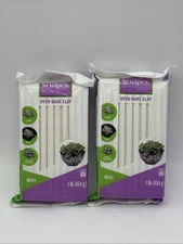 Sculpey Oven-Bake Clay, Clay & Sculpting, 1 lb. (454g), Made in USA NOS 2 PACK