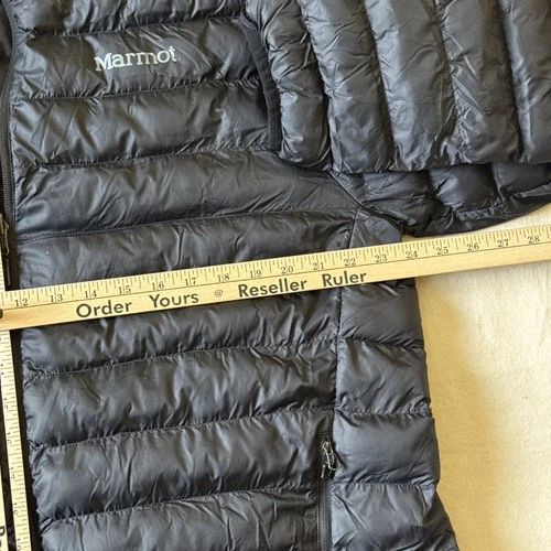 Marmot Solus Puffer Jacket Men’s Size XLT Black Lightweight Packable Coat image 5