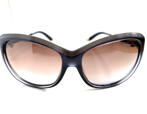 ๐ JIMMY CHOO Annette/S YHN Blue Glitter Gradient Women's Sunglasses X2 - Picture 2 of 14