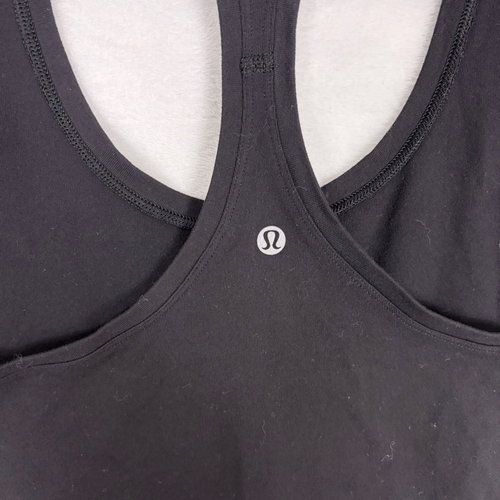 Camiseta sin mangas para mujer Lululemon negra con espalda en Y - Imagen 7 de 9