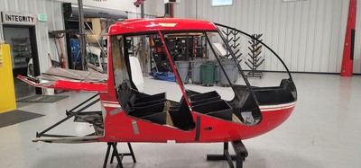 Robinson R-44 Fuselage w Airworthiness, Bill of Sale, Data Tag, and Logs