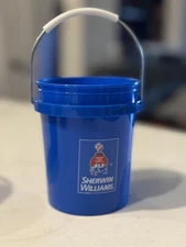 Sherwin Williams Blue Mini Bucket With Handle New with Tags