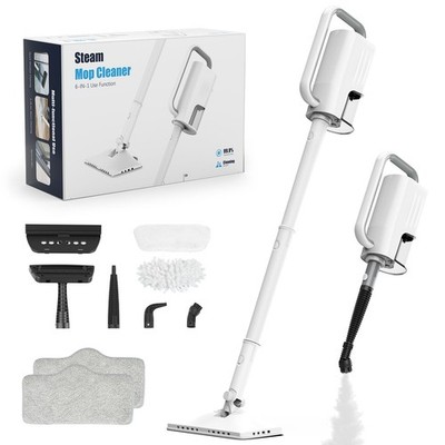 7-in-1 Steam Mop, 1200W Rotated Steam Cleaner for Home, 2 Modes, 400ML Remova...
