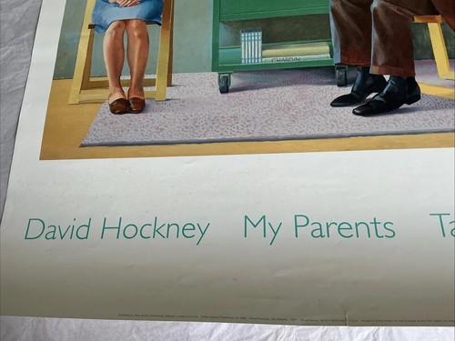 Poster David Hockney My Parents Tate Gallery. Stampato Per Gli Amministratori 1996 - Foto 20 di 24