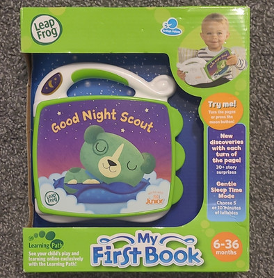 LeapFrog My First Book Good Night Scout interaktives Lesebuch ab 1 Jahr