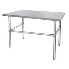 GRAINGER APPROVED 4UEK3 Fixed Work Table,SS,60" W,30" D 4UEK3