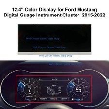 12.4'' Color Display for Ford Mustang Digital Guage Instrument Panel Speedometer