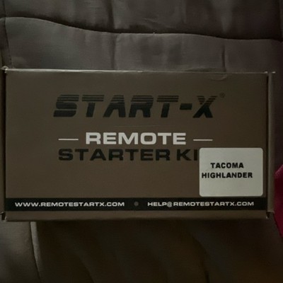 Start X Remote Starter Kit For Toyota Tacoma Highlander