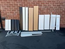 Job-lot Of Picture Ledges, Shelves, Brackets And Wardrobe Rail.