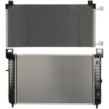 Radiator & AC Condenser Cooling Kit For 2000-2006 Chevrolet Suburban 1500