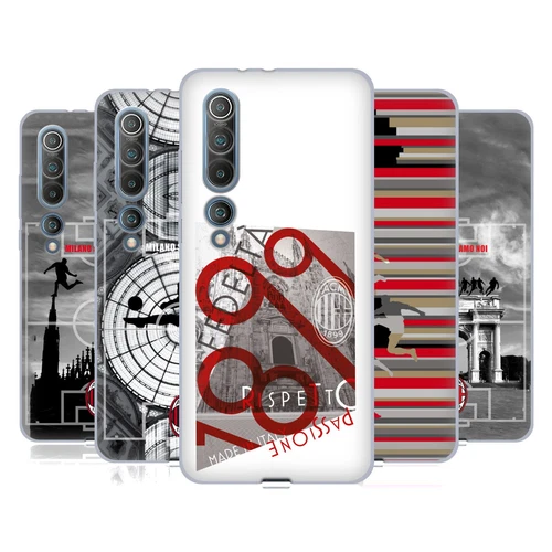 OFFICIAL AC MILAN ADULTS SOFT GEL CASE FOR XIAOMI PHONES - Picture 1 of 16