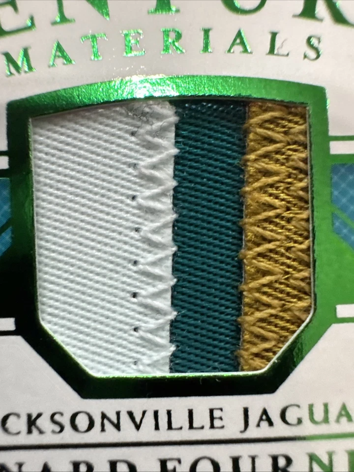 2018 NATIONAL TREASURES CENTURY MATERIALS LEONARD FOURNETTE PATCH PRIME 5/5 - Image 3 of 4