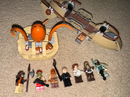 LEGO 75174 Star Wars: Desert Skiff Escape Complete With Extra minifigures