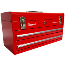 Homak 20in. Industrial 2-drawer Steel Toolbox Vintage Red Or Brown Homak 20in. Industrial 2-drawer Steel Toolbox Vintage Red Or Brown