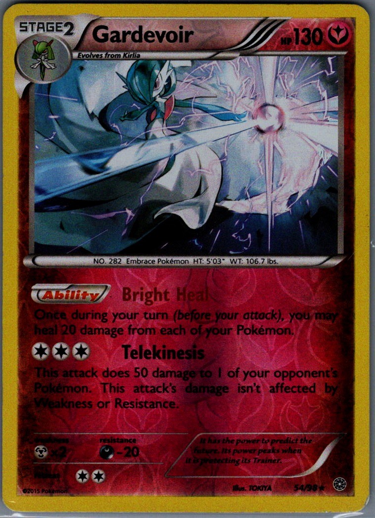 Gardevoir Reverse Holo Rare XY - Ancient Origins 54/98 NM