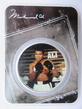 2023 Niue 1 oz Colorized .999 Fine Silver Muhammad Ali $2 Coin TEP