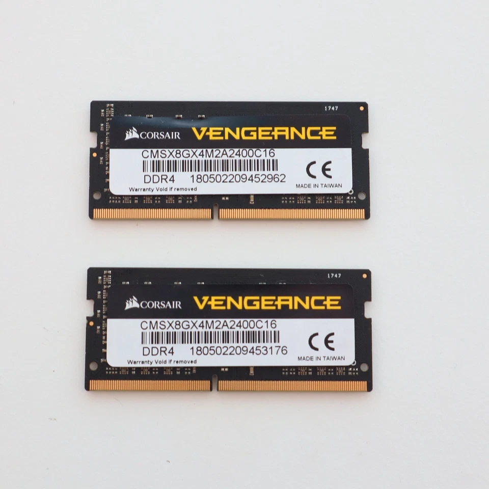Corsair Vengeance 8GB (2x 4GB) DDR4 2400MHz SODIMM Laptop Memory PC4-19200 CL16 - Image 2 of 2