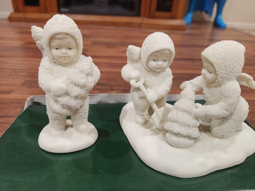 Department 56 Snowbabies "We'll Plant The Starry Pines" OVP 6865-9 - Bild 3 von 6