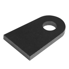 20 Pack Weld-On Tabs, 1/2" Hole, 7/32" Thick Steel, 2-3/8" Height | Chassis