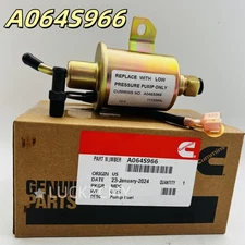 Cummins A064S966 Fuel Pump 12VDC; Replaces A047N926 & A029F889 NEW