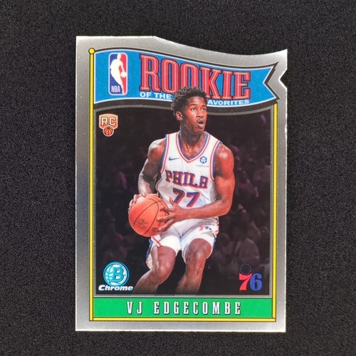 Topps 2025 Bowman Chrome VJ Edgecombe Rookie of the Year Favorites RC #RY-3