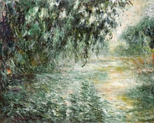 Claude Monet Morning on the Seine Giclee Print on Canvas 8x10 Painting Repro