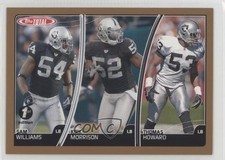 2007 Topps Total 1st Edition Sam Williams Kirk Morrison Thomas Howard #244 0q3