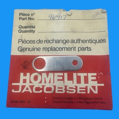 NEW OEM HOMELITE GROUND STRAP PLATE 96417 FITS XL, LX30, SUPER 2 CHAINSAWS  B30