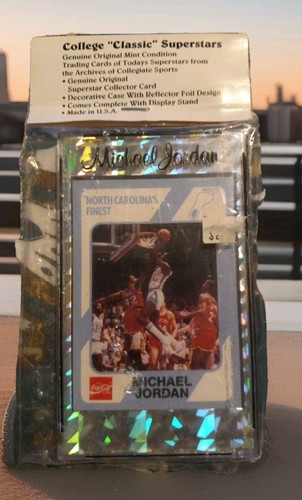 MICHAEL JORDAN 1989 NORTH CAROLINA #13 COLLEGE "CLASSIC" COLLECTION CARD NIP - Picture 1 of 9