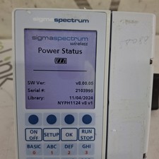 Baxter Sigma Spectrum 8.00.05 w/o Battery Infusion Pump