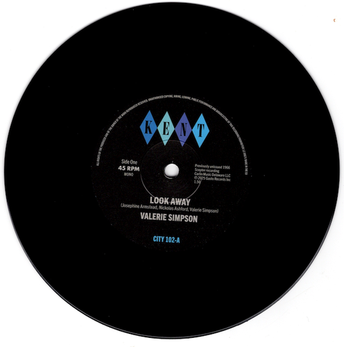 VALERIE SIMPSON Look Away / It's Just Love -New Northern Soul 45 (Kent) 7" Vinyl - Picture 2 of 4