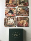 Jason products Ltd 6 Cats kingdom Rectangular Coasters Cork Backed Drinks Mats