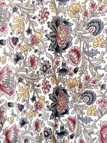 Boemo Anthropologie Large 52"LMaxi Dress Floral Cottagecore Laced Front Boho EUC - Picture 4 of 7