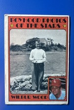 1972 Topps - Boyhood Photos of the Stars Wilbur Wood #342