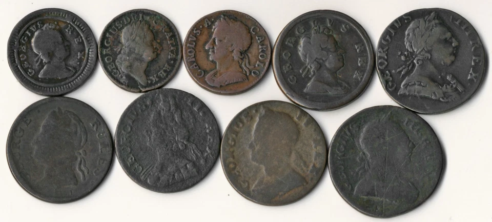 🔥 9 COBRERAS DE LA ÉPOCA COLONIAL (1600 y 1700) VER FOTOS 🔥SIN PRECIO DE RESERVA Y ENVÍO GRATIS🔥 Foto 4 de 4