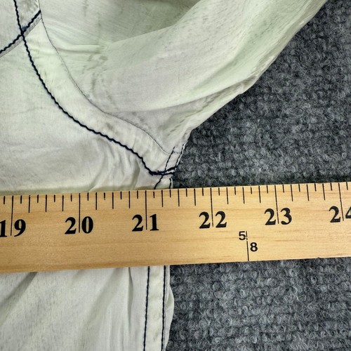 Camisa Roar Para Hombre Grande Crema Firma Adornada Abotonada Manga Larga Elastizada - Imagen 12 de 19