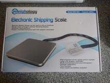 Weighology  Electronic Shipping  SCALE 410 LBS Capacity w/ AC Adapter  M.WSF-888